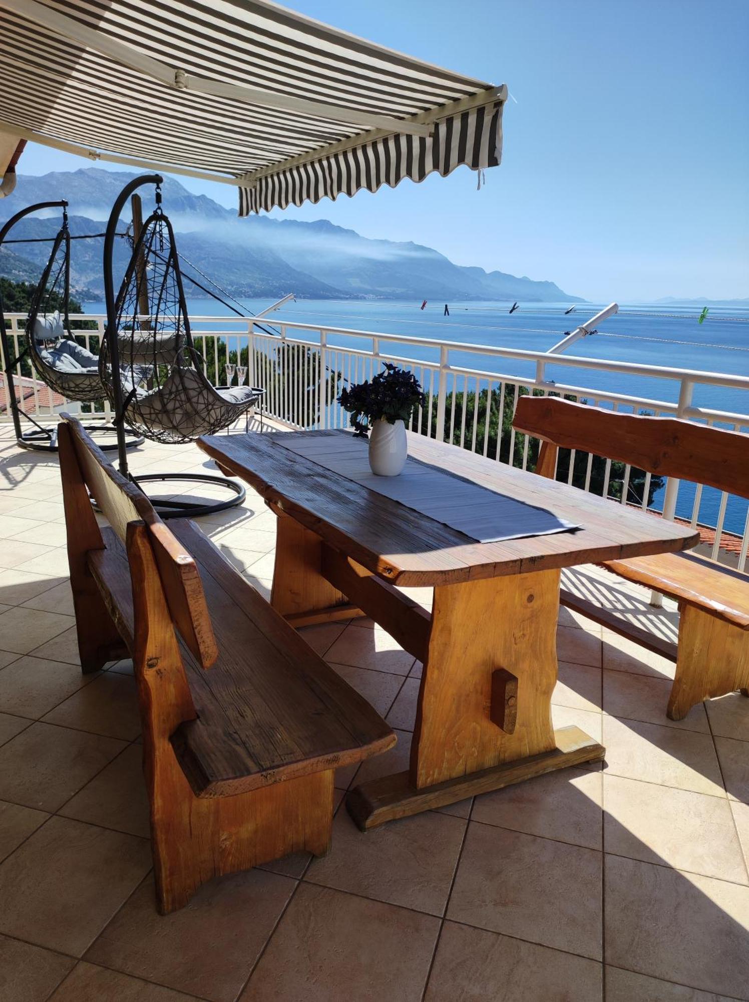 Beautiful Apartment 80 M From The Sea Marusici  部屋 写真